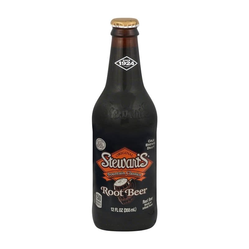 Stewart's Soda Racinette 355ml/ Stewart's Root Beer Soda 355ml