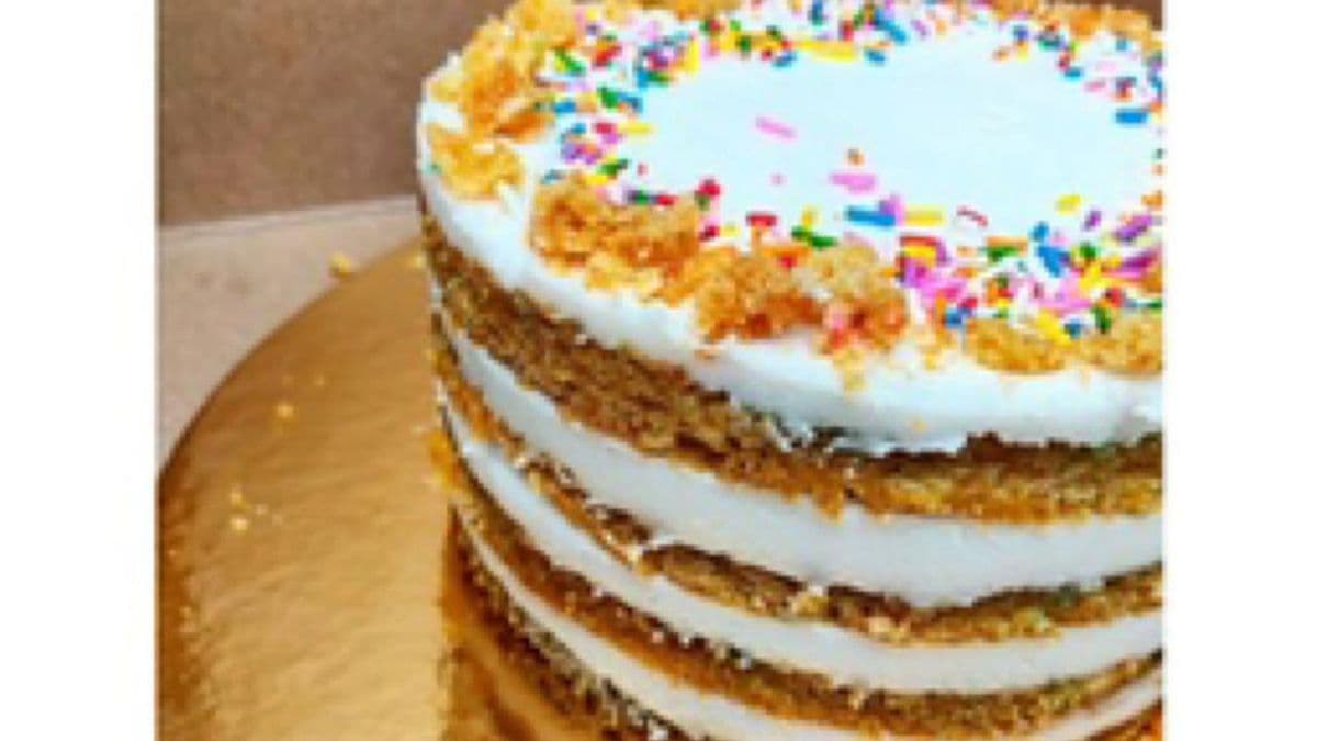 Sprinkle cake vegan
