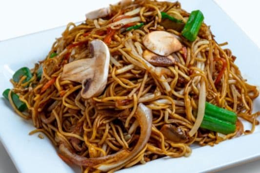 Mushroom Chow Mein