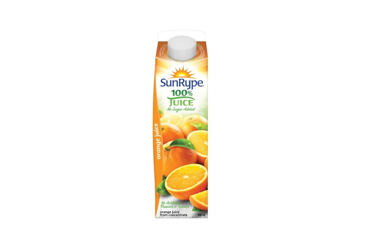 Sun-rype Orange Juice (900 ml Carton)