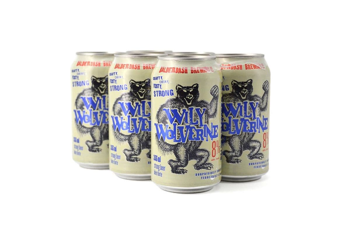 Wily Wolverine Strong Lager (6 x 355 ml)