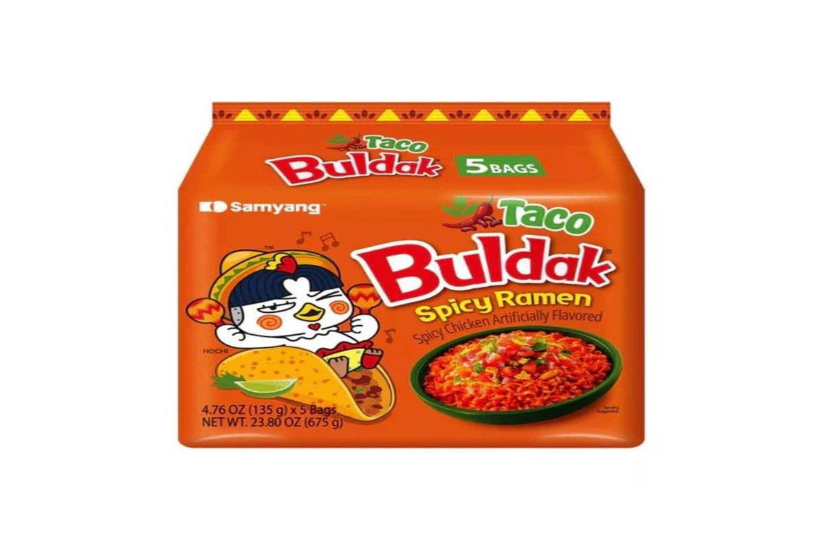 Samyang Buldak Taco Ramen 5 pack (675g)
