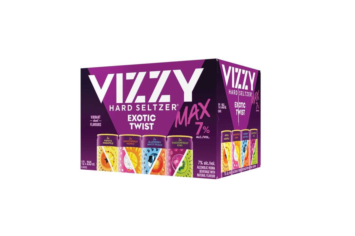 Vizzy Max Variety Pack (Exotic Twist) (12 x 355 ml)
