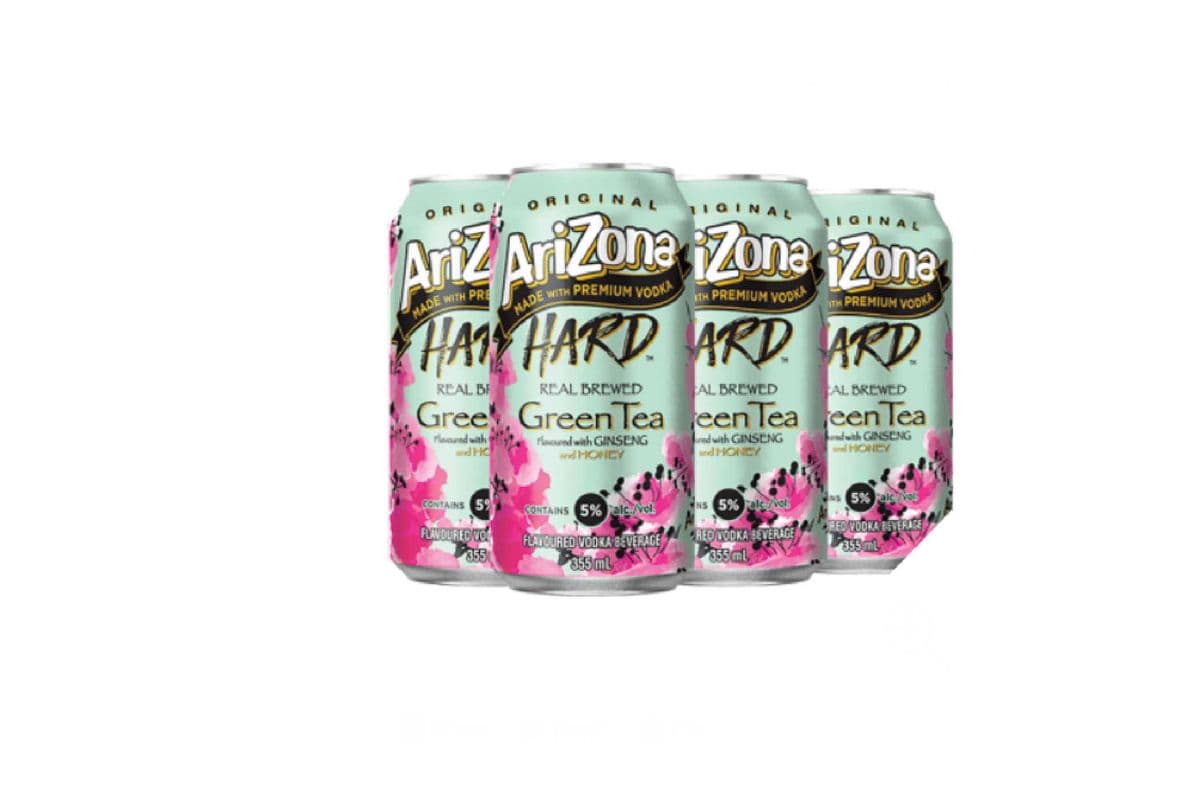 Arizona Hard Iced Green Tea (6 x 355ml cans)