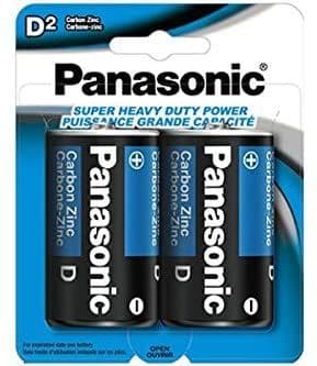 Panasonic D2 Batteries