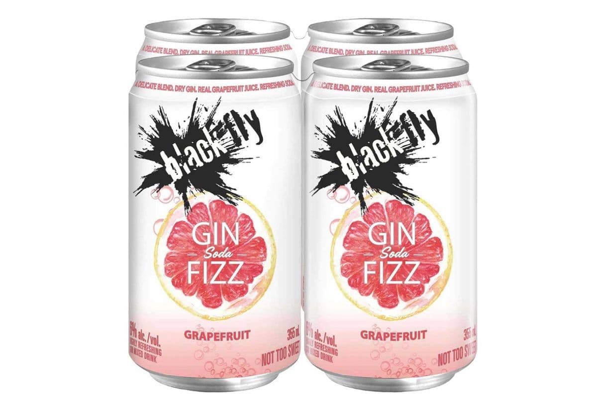 Black Fly Grapefruit Gin Fizz 4c (4 x 355ml)