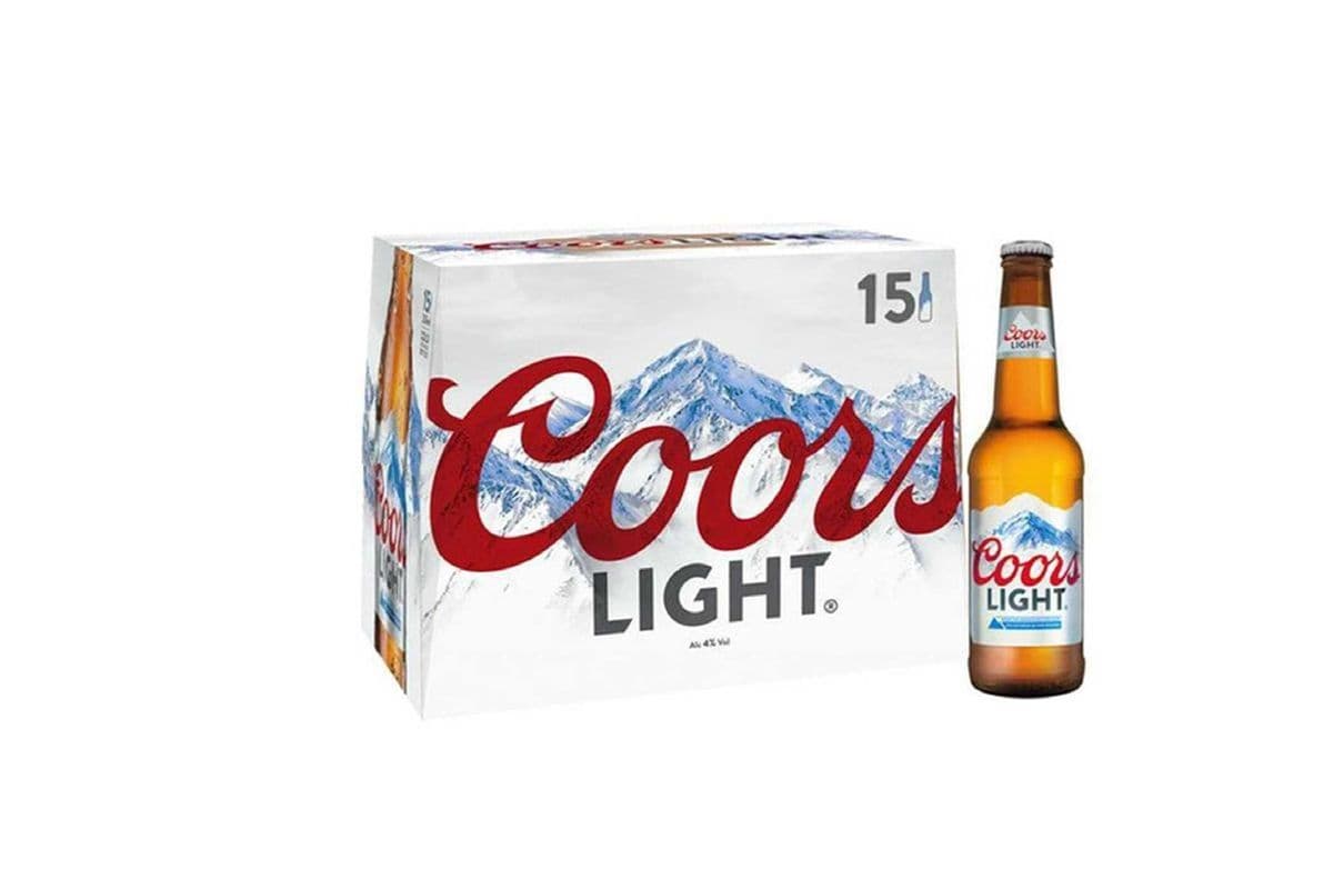747242. COORS LIGHT (15 x 341ML (BOTTLES))