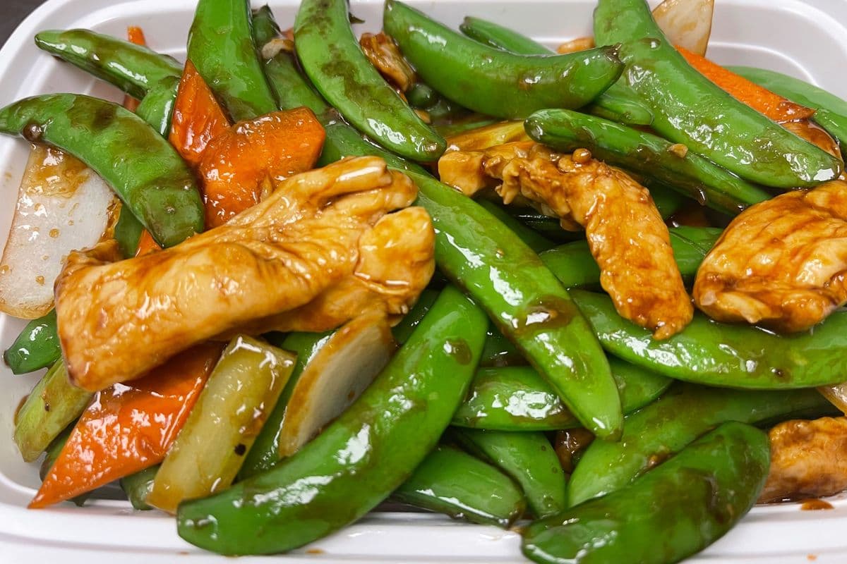Chicken with Snap Peas
