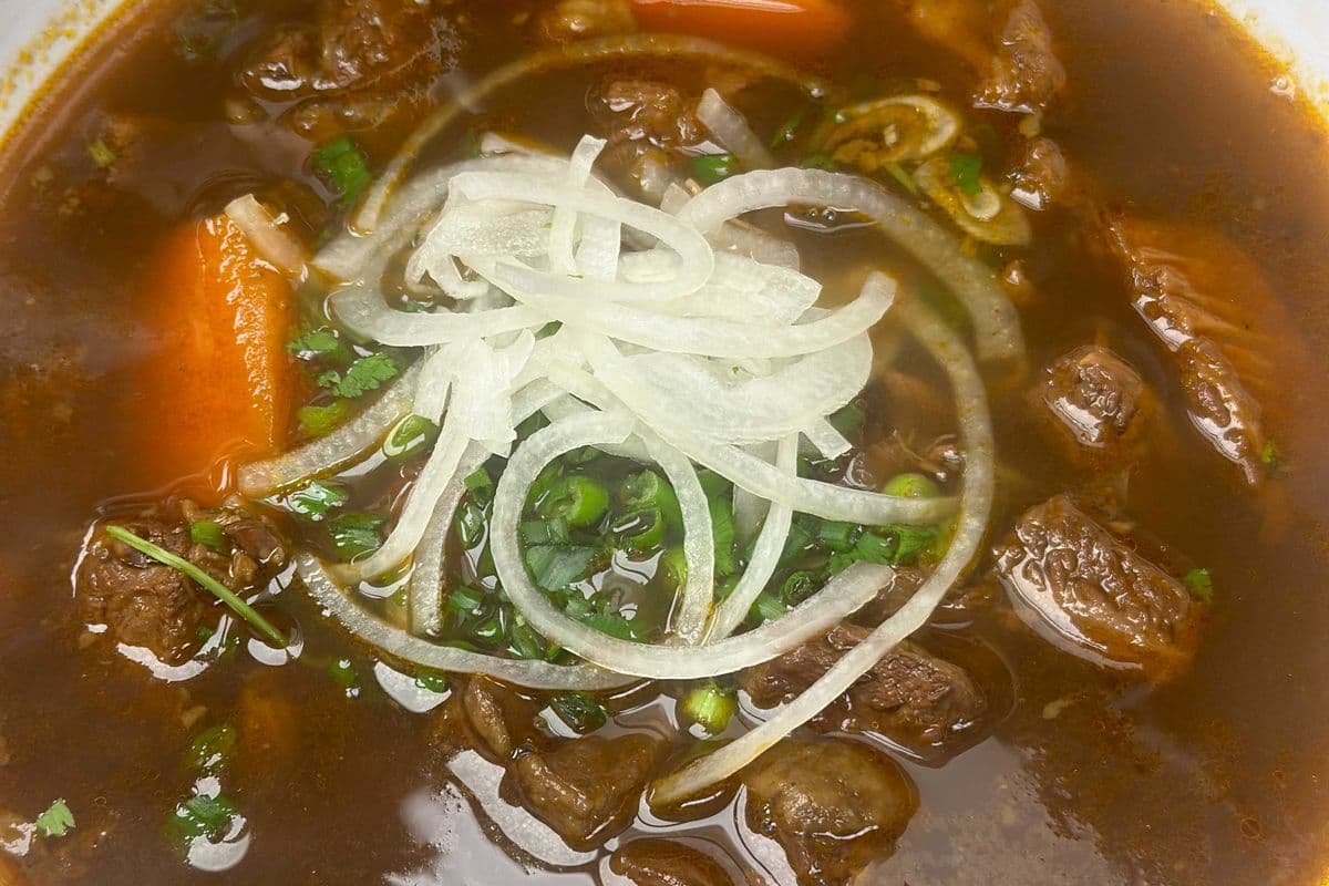 19. Beef Stew with Rice Noodles