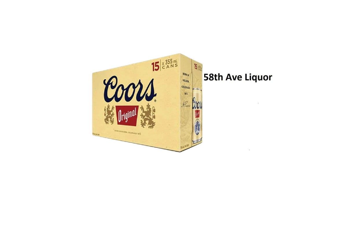 COORS ORIGINAL 15 CANS (1 x 15x355ML)