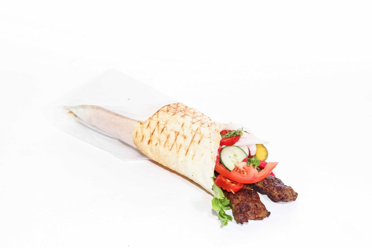 Double Beef Kebab Wrap