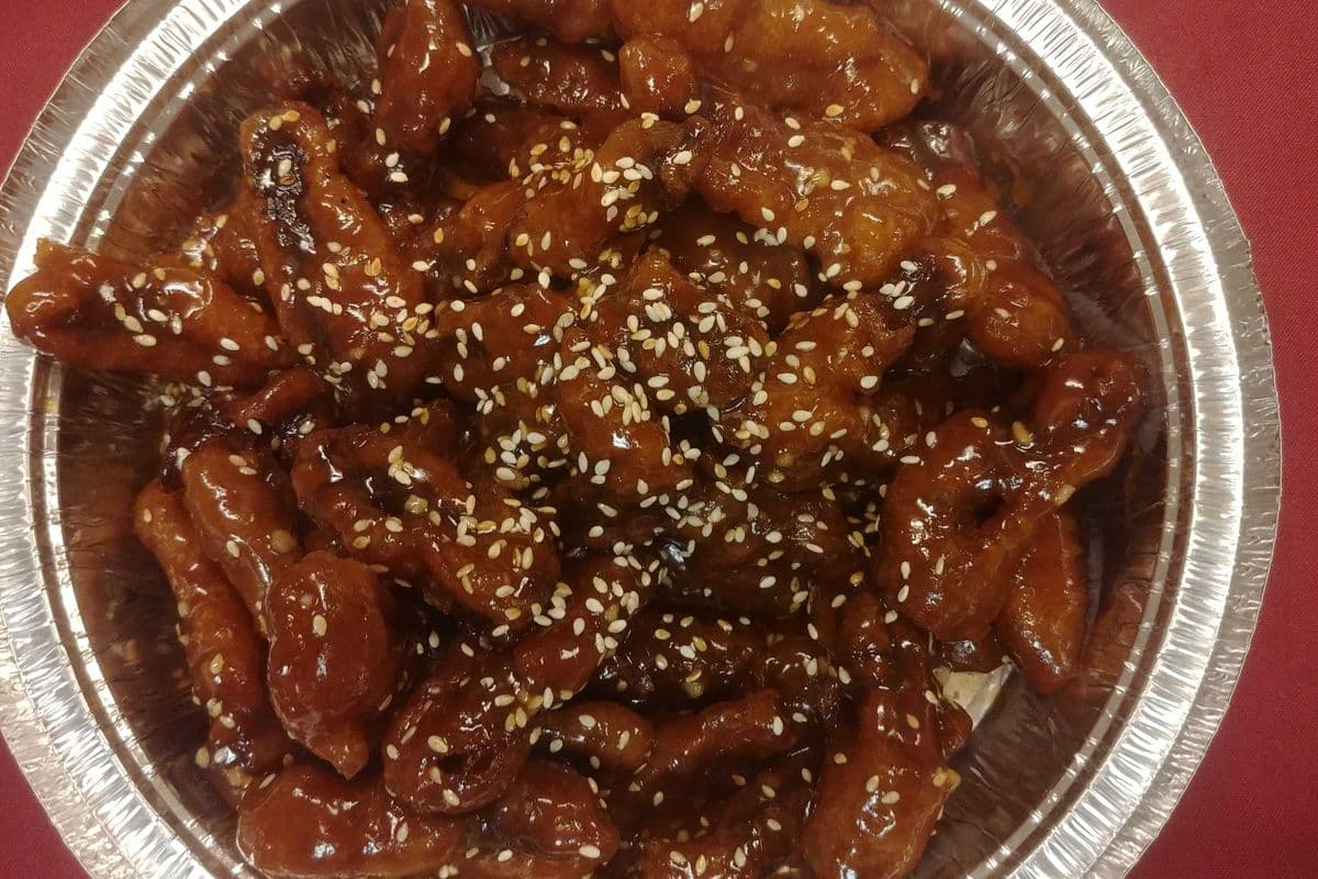48. Boeuf croustillant avec grains de sésame / Crispy Beef with Sesame Seeds