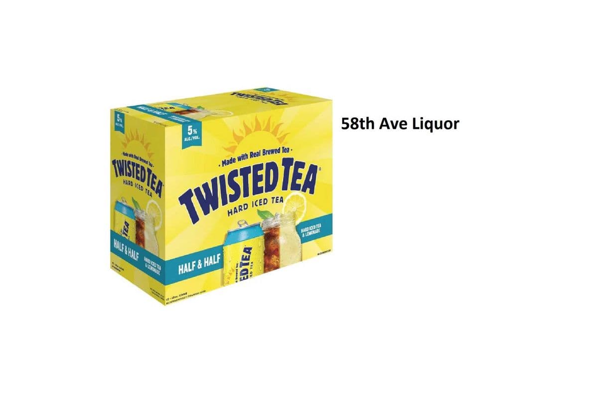 TWISTED TEA HALF & HALF ICED TEA CANS (1 x 12x355ML)