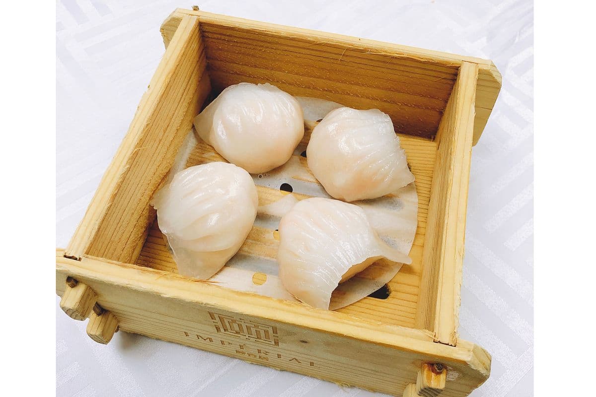 101-HarGao - raviolis aux crevettes (4mcx) 虾饺