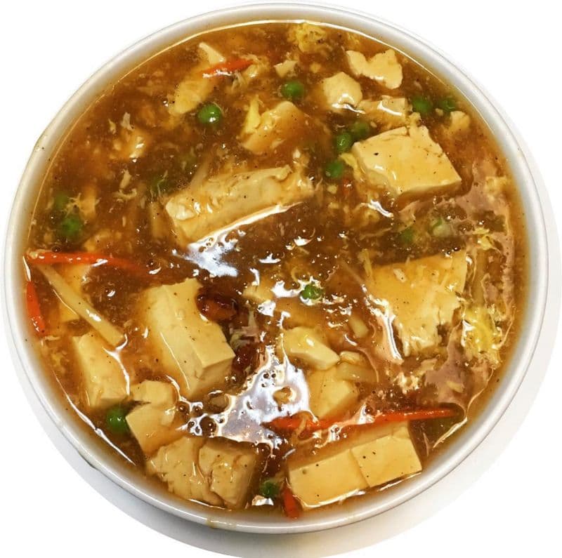 17. BBQ Pork Hot and Sour Soup
