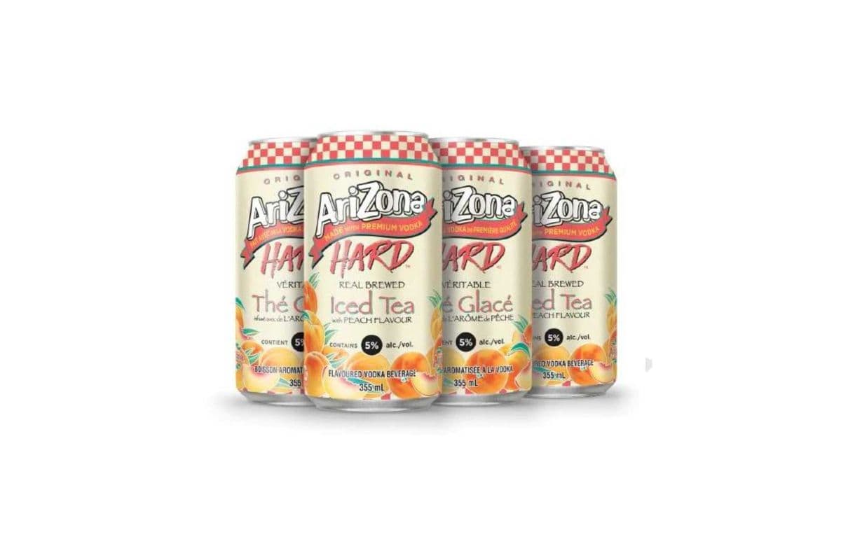Arizona Hard Peach Ice tea (6 Cans) (6 x 355ml)