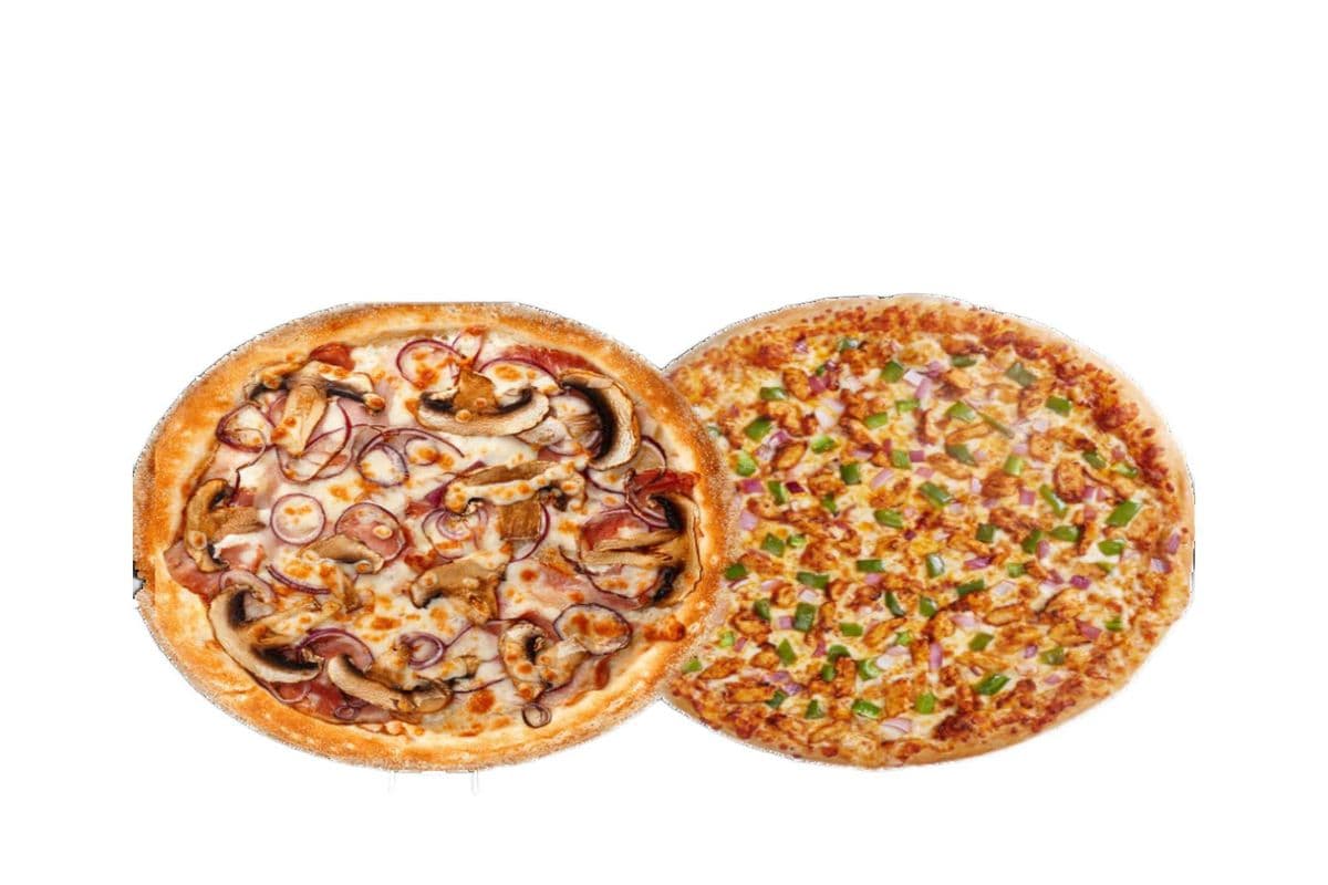 Two Medium Pizzas