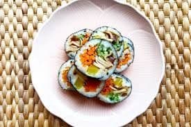 Vegetarian Kimbap