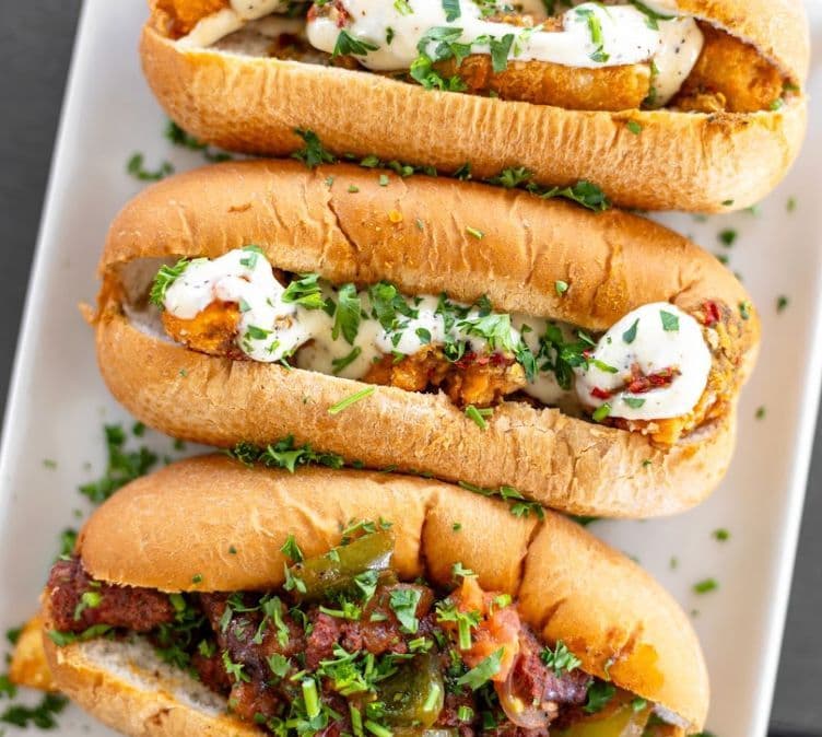 Breaded Shrimp Sandwich