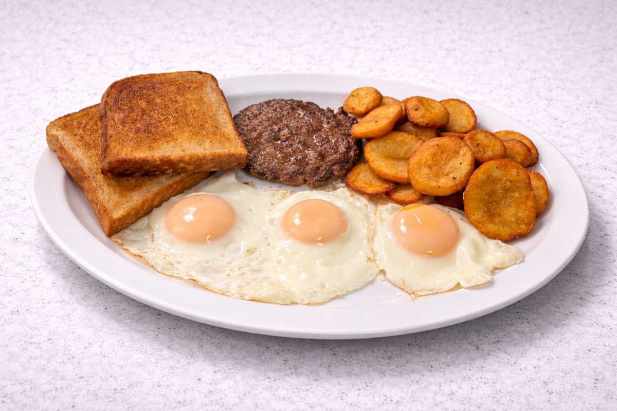 GROUND BEEF AND EGGS