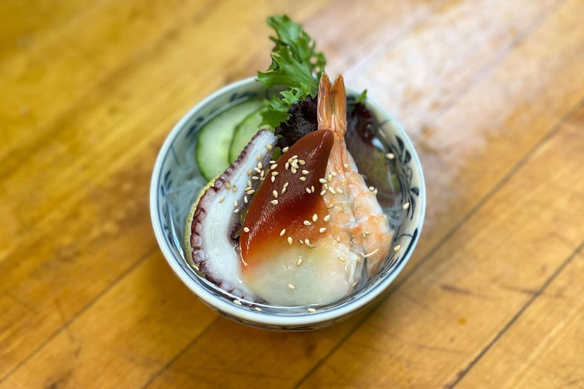 Seafood Sunomono