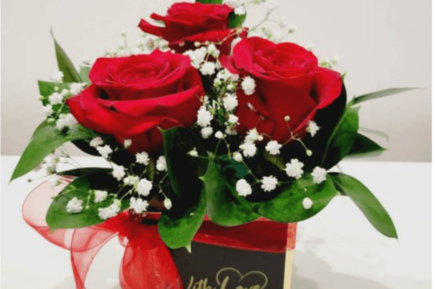 Mini Magic Box (3 Roses)