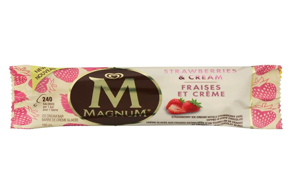 Magnum Strawberry and Cream Bar