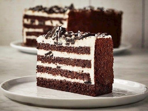 Tranche de Gâteau délice d'Oreo / Oreo Delight Cake slice