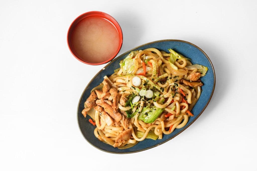 Chicken Fried Udon 鸡肉炒乌冬面