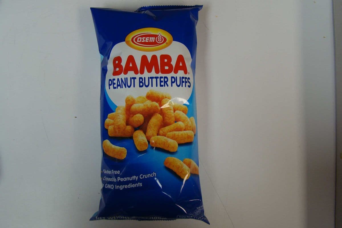 Bamba puffs au beurre d'arachide grand / Large Bamba peanut butter puffs (100g)