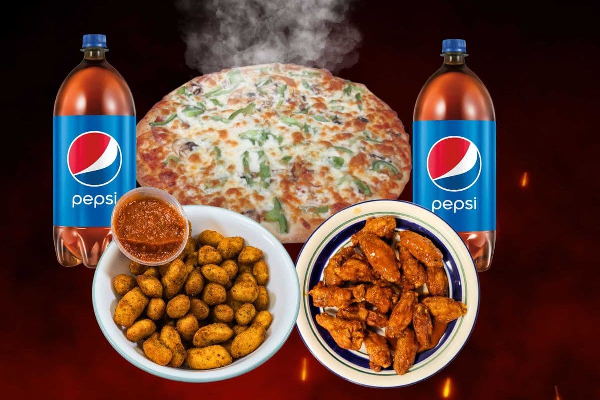 Perfect Combo Deal w/ Pop Curd/ Wings Small