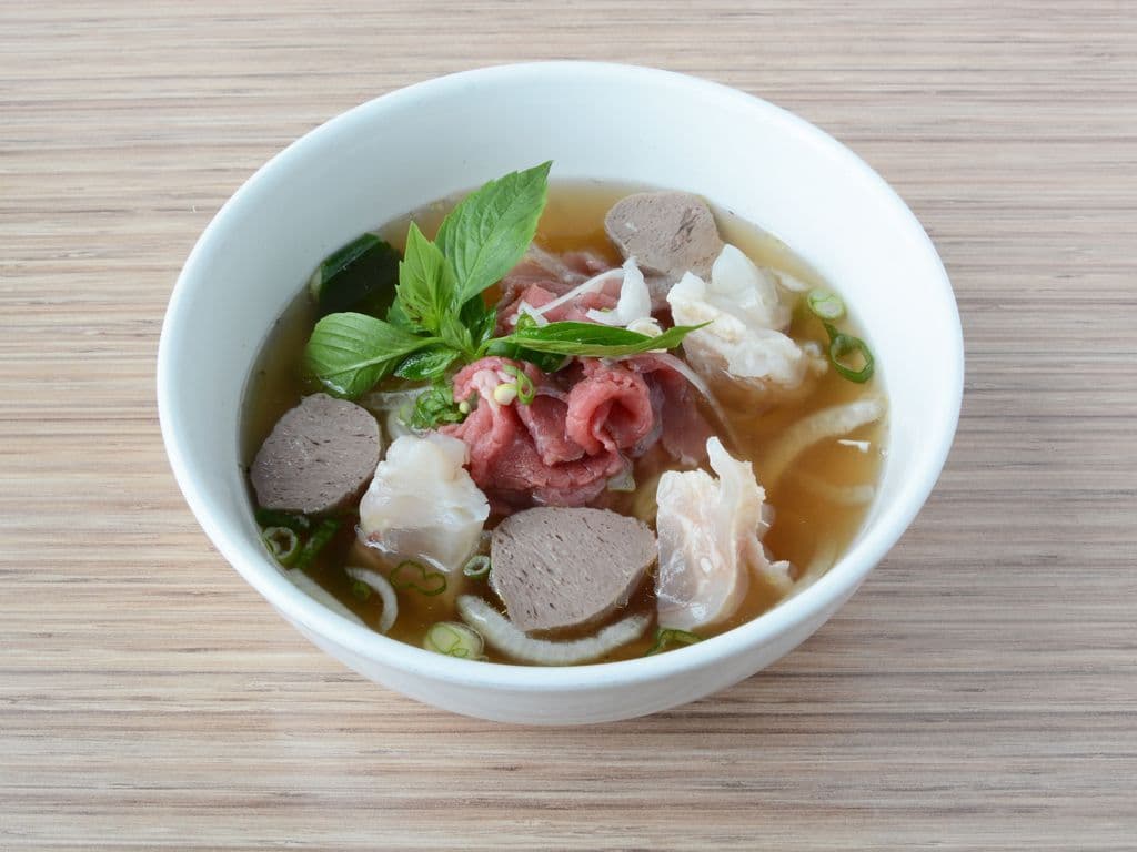 43. Rare Beef, Meatballs & Tendon Phở Noodle Soup