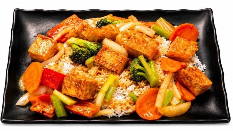 C4 - CURRY TOFU ON RICE