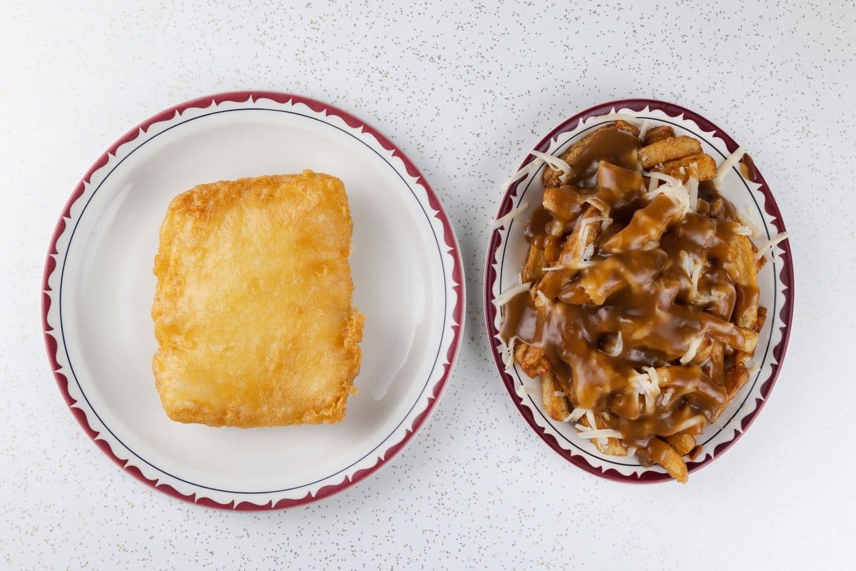 Halibut and Poutine