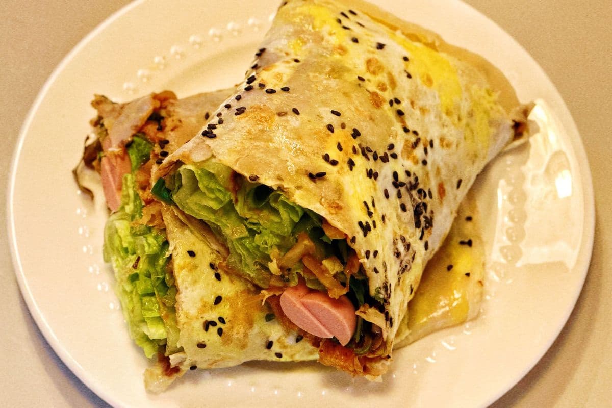 Chinese Jianbing Wrap