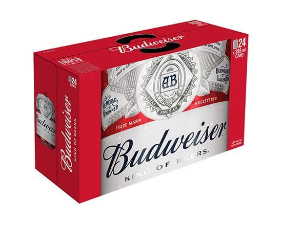 Budweiser Lager, 24 x 355 ml