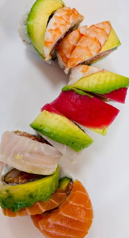 72. Mini-Rainbow Maki (8 mcx)