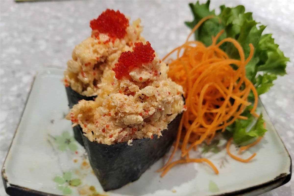 12 Crabe tempura