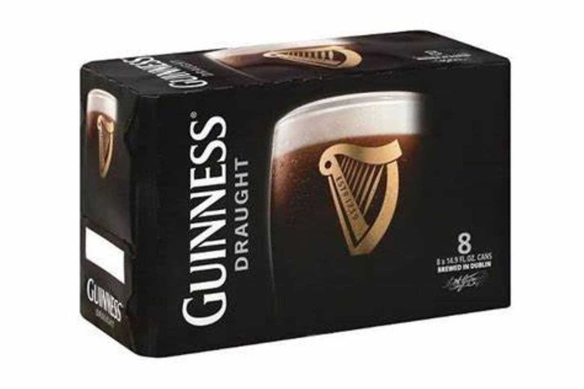 Guinness draught 8 can (8 x 440ml cans )