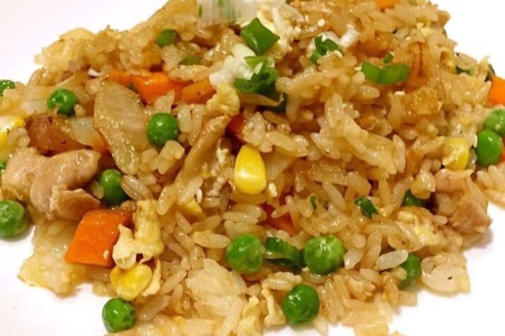 Beef with Satay Sauce Fried Rice