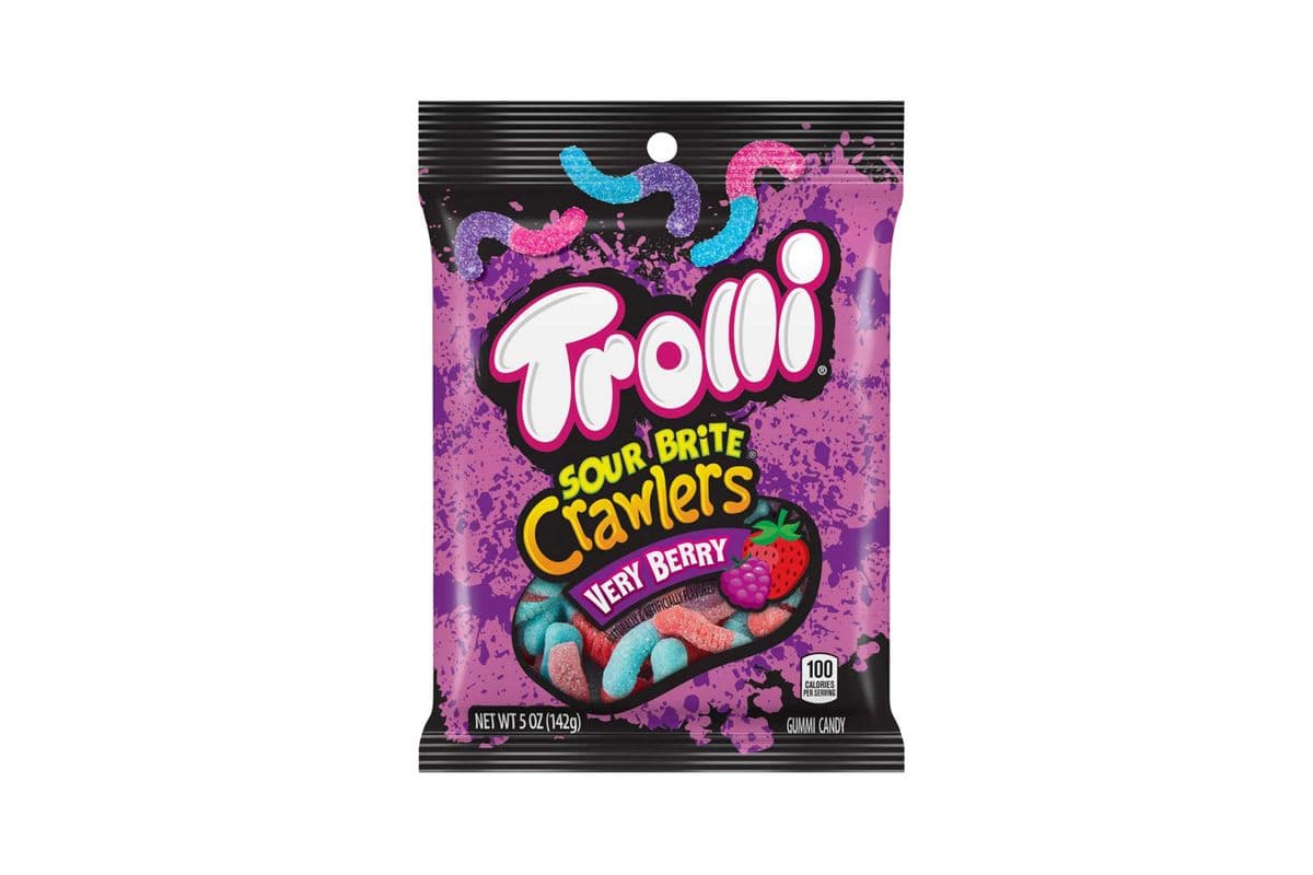Trolli Sour Brite Crawlers Verry Berry 142g