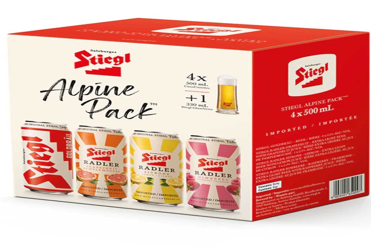 STIEGL ALPINE PACK 4 X CAN 500 ML (1 x 500 ml)