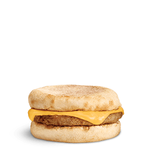 English Muffin Sausage & Cheddar Combo