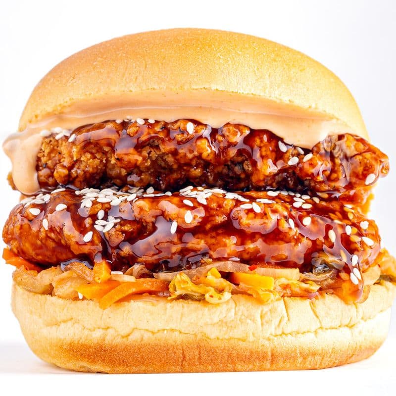 Sandwich au poulet frit coréen / Korean Fried Chicken Sandwich
