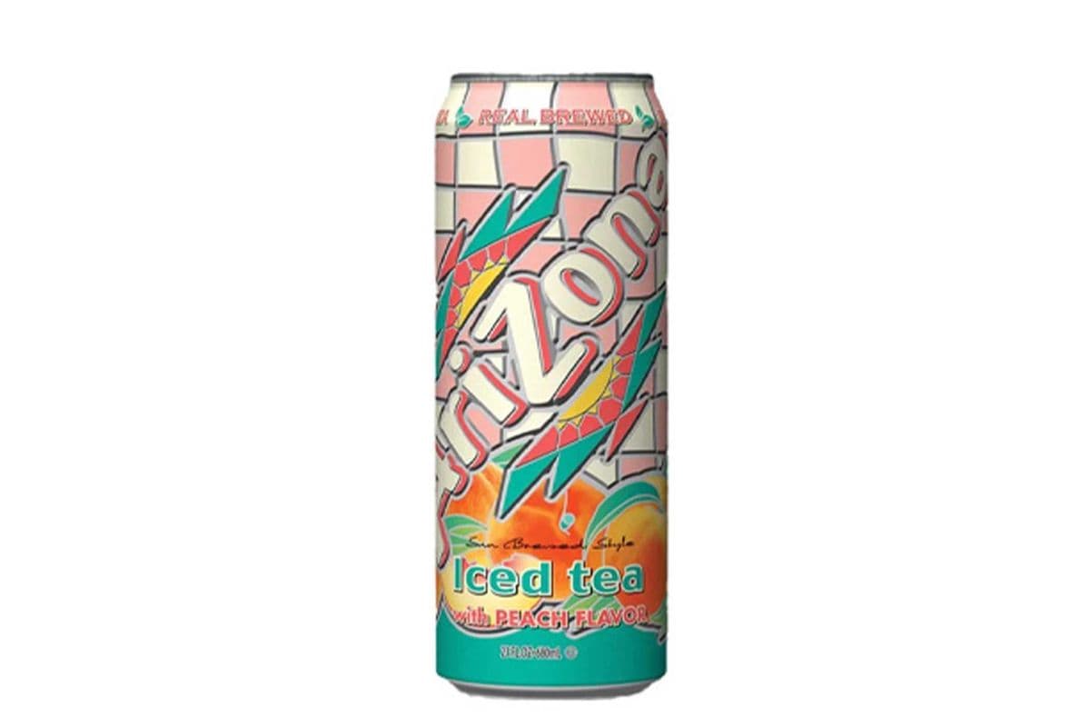 Arizona Iced Tea With Peach Flavor Can 650ml