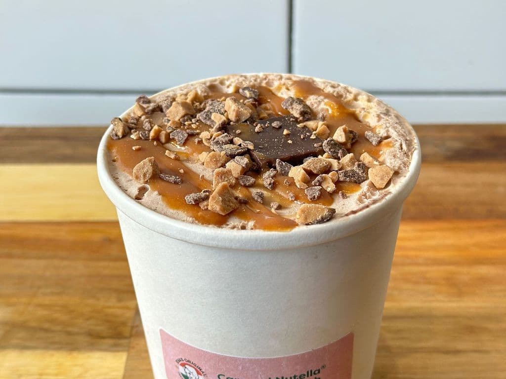 Caramel Brownie Nutella Crunch Ice Cream