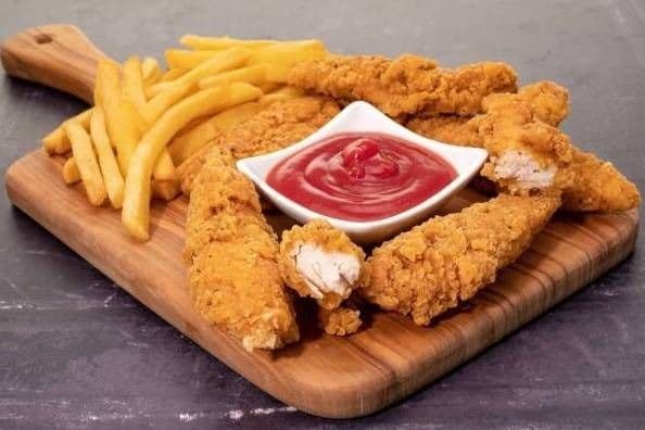 Chicken Tenders with Fries (3 pcs)