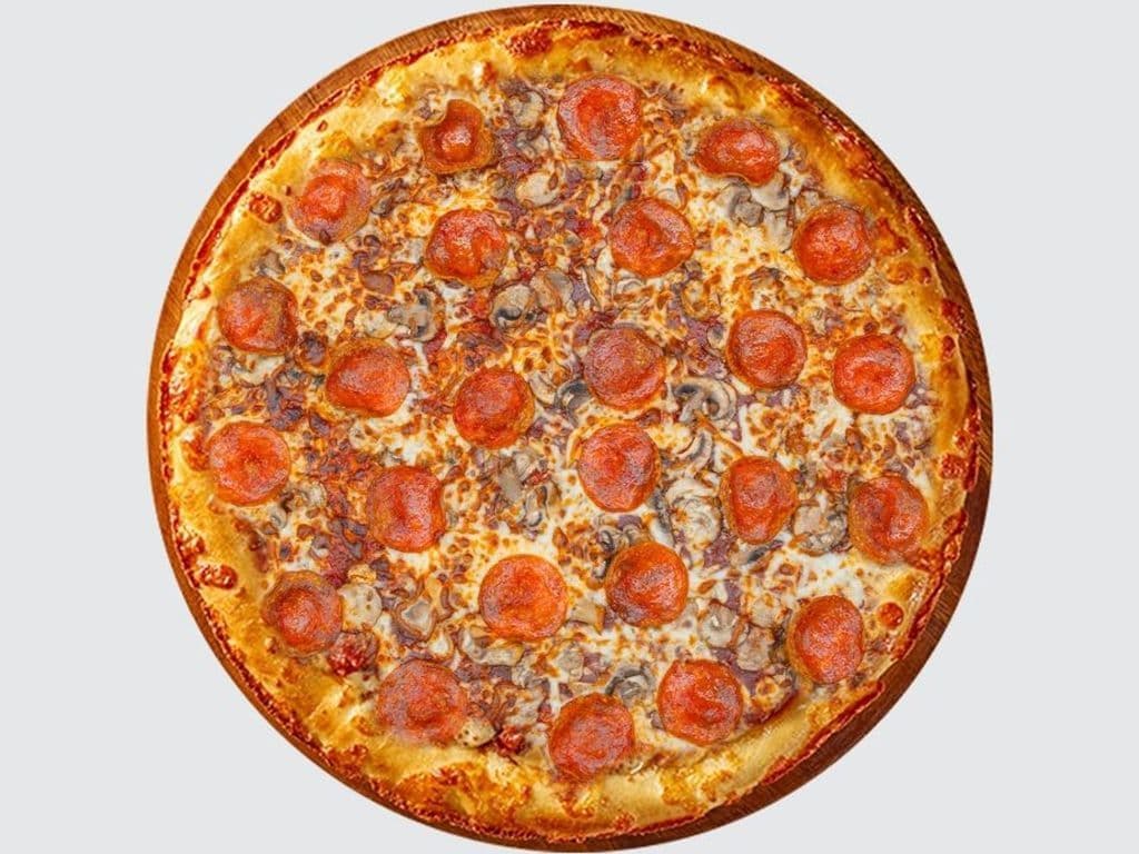 Pepperoni Mushrooms Pizza