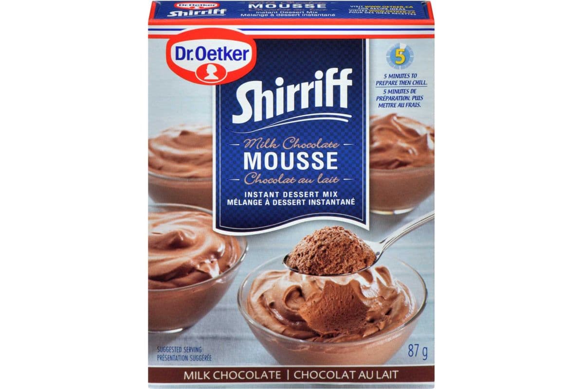 Dr. Oetker Shirriff Milk Chocolate Mousse