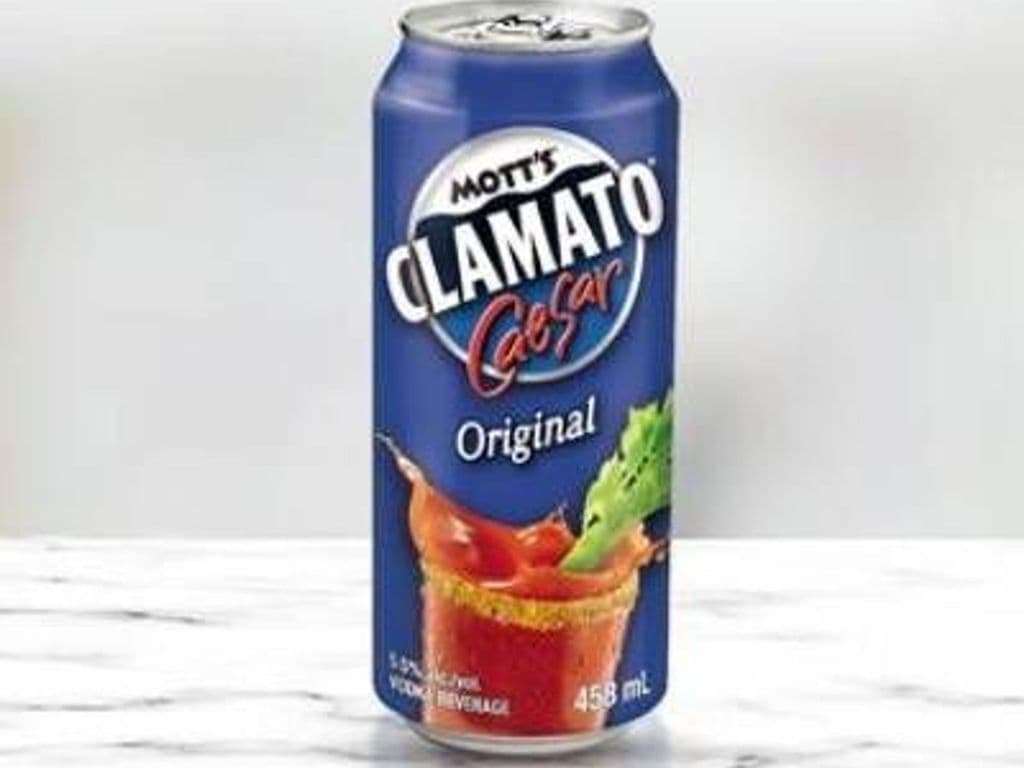 Mott's Clamato Original Caesar, 458mL (5.5% ABV)